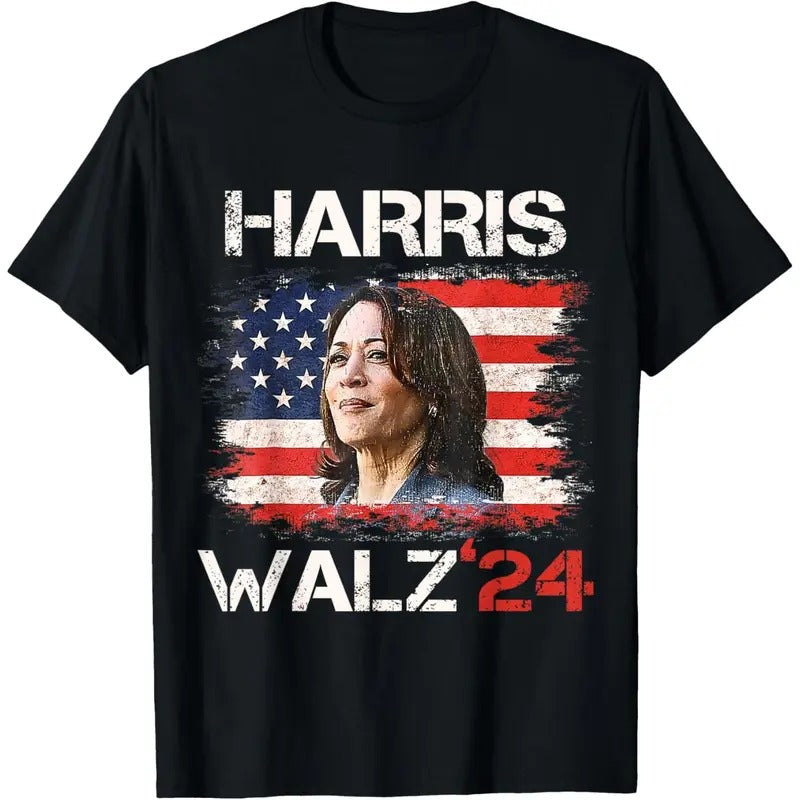 Harris Tim Walz Waltz T-Shirt made in usa Hoodie Sweatshirt | PrintMintTees.com