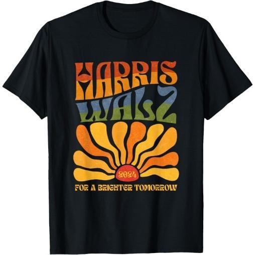 Harris Waltz For A Brighter Tomorrow Boho Aesthetic T-Shirt made in usa Hoodie Sweatshirt | PrintMintTees.com