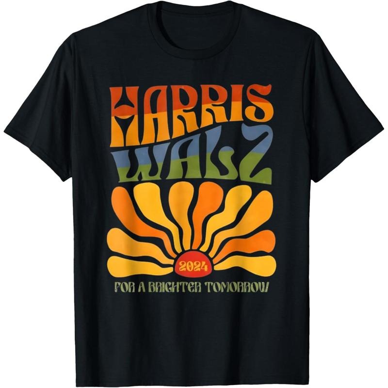 Harris Waltz For A Brighter Tomorrow Boho Aesthetic T-Shirt made in usastyle{n002}2 Hoodie Sweatshirt | PrintMintTees.com