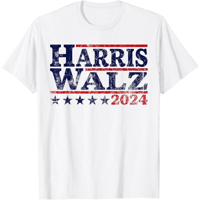 Harris Walz 2024 Election Kamala Harris Tim Walz 2024 T-Shirt made in usa Hoodie Sweatshirt | PrintMintTees.com
