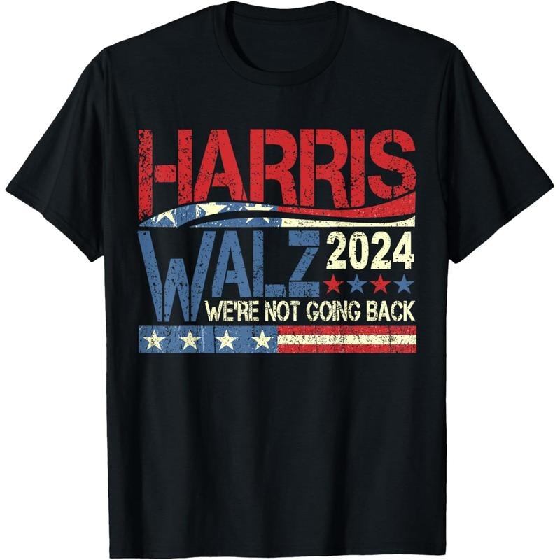 Harris Walz 2024 Kamala Harris 2024 Tim Walz 2024 USA Flag T-Shirt made in usa Hoodie Sweatshirt | PrintMintTees.com