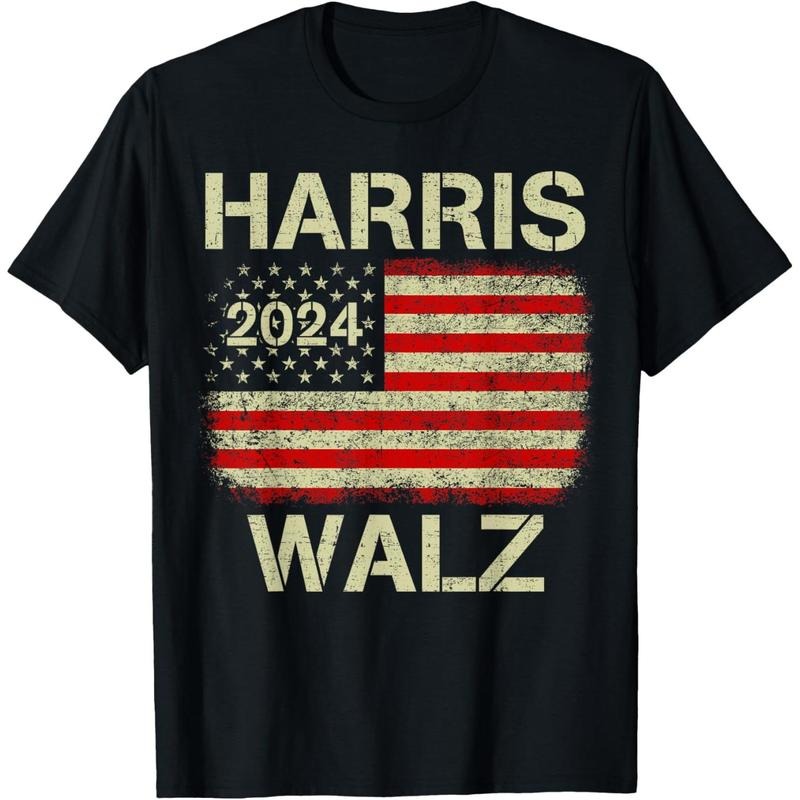 Harris Walz 2024 Kamala Harris 2024 Tim Walz 2024 USA Flag T-Shirt made in usastyle{n002}2 Hoodie Sweatshirt