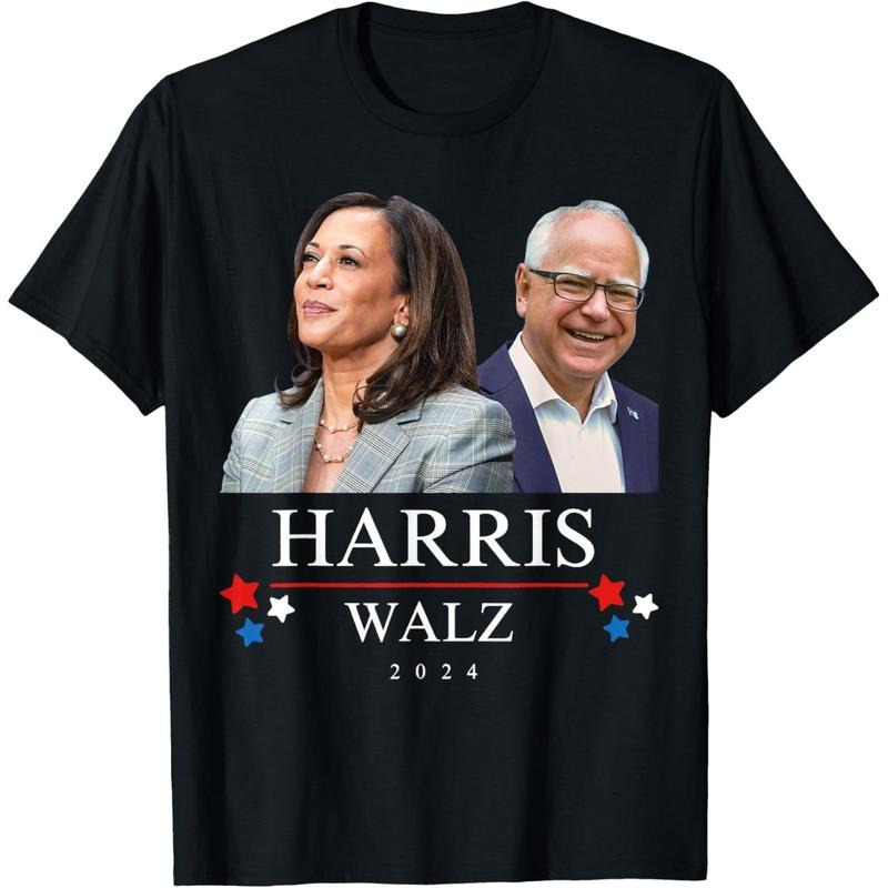 Harris Walz 2024 President Election Kamala Harris Tim Waltz T-Shirt made in usa Hoodie Sweatshirt | PrintMintTees.com