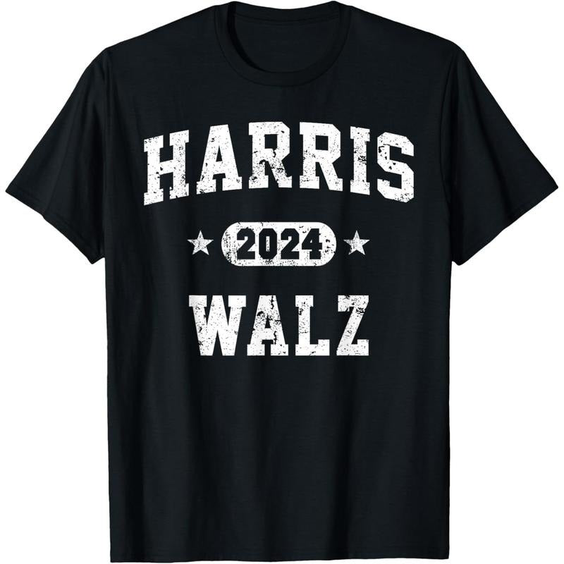 Harris Walz 2024 Vintage Team T-Shirt made in usa Hoodie Sweatshirt | PrintMintTees.com