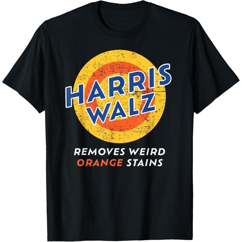Harris Walz 2024 Waltz Removes Weird Orange Stains T-Shirt made in usa Hoodie Sweatshirt | PrintMintTees.com
