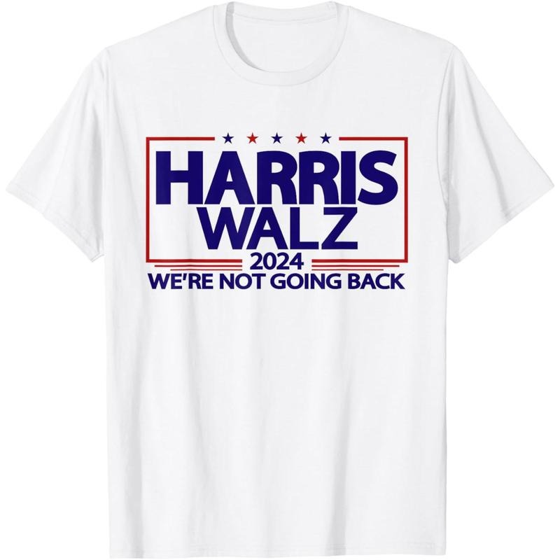 Harris Walz 2024 We're Not Going Back Kamala Harris VP Walz T-Shirt made in usastyle{n002}2 Hoodie Sweatshirt