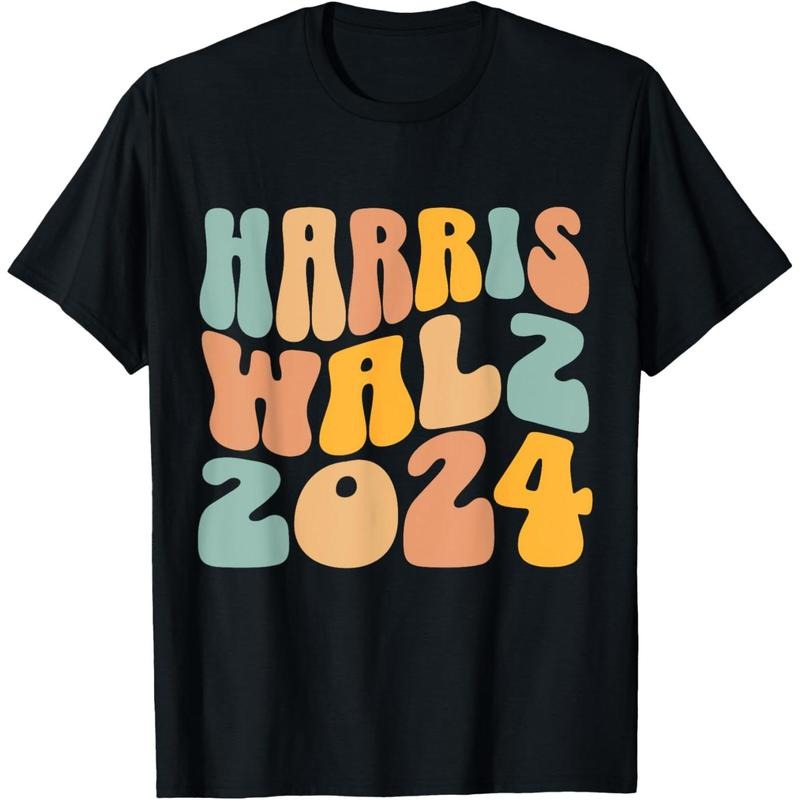 Harris Walz 2024 for President Kamala Harris Democrat T-Shirt made in usa Hoodie Sweatshirt | PrintMintTees.com