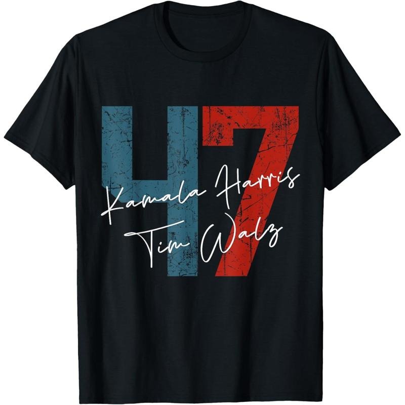 Harris Walz 47 Harris 47 Madam President US Democratic 2024 T-Shirt made in usa Hoodie Sweatshirt | PrintMintTees.com