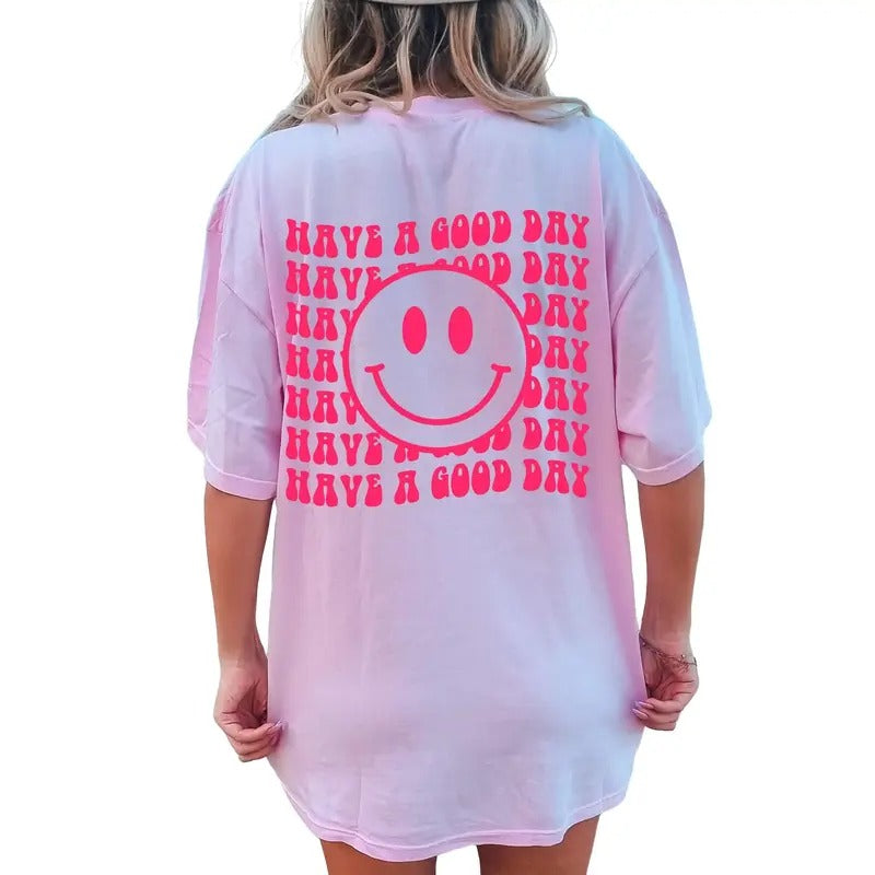 Have A Good Day Shirt, Trendy Good Day Tee, Best Gift For Her, Vsco Girl, Smile Face Shirt, Unisex T-Shirt, Gifts For...