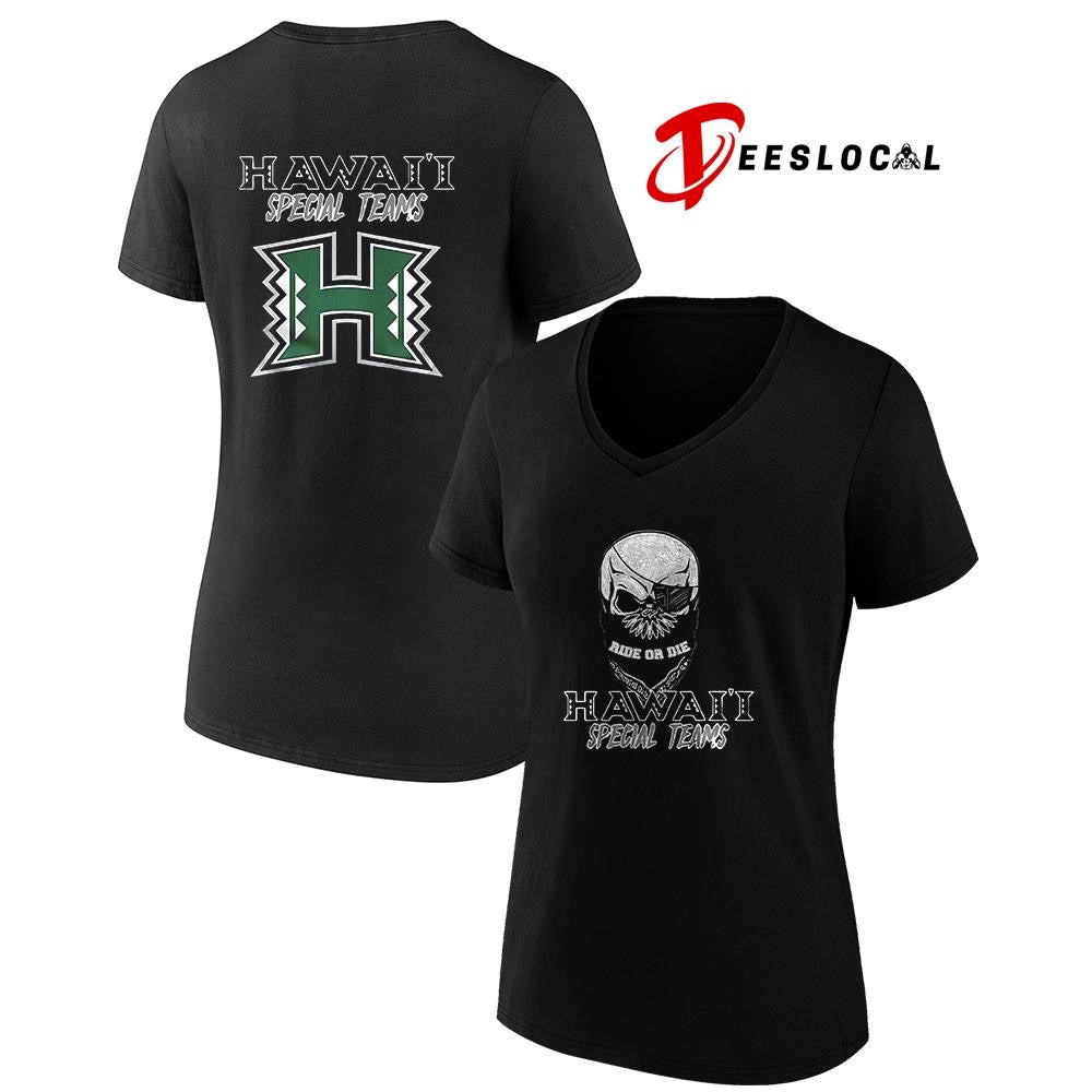 Hawaii Rainbow Warriors special ride or die shirt