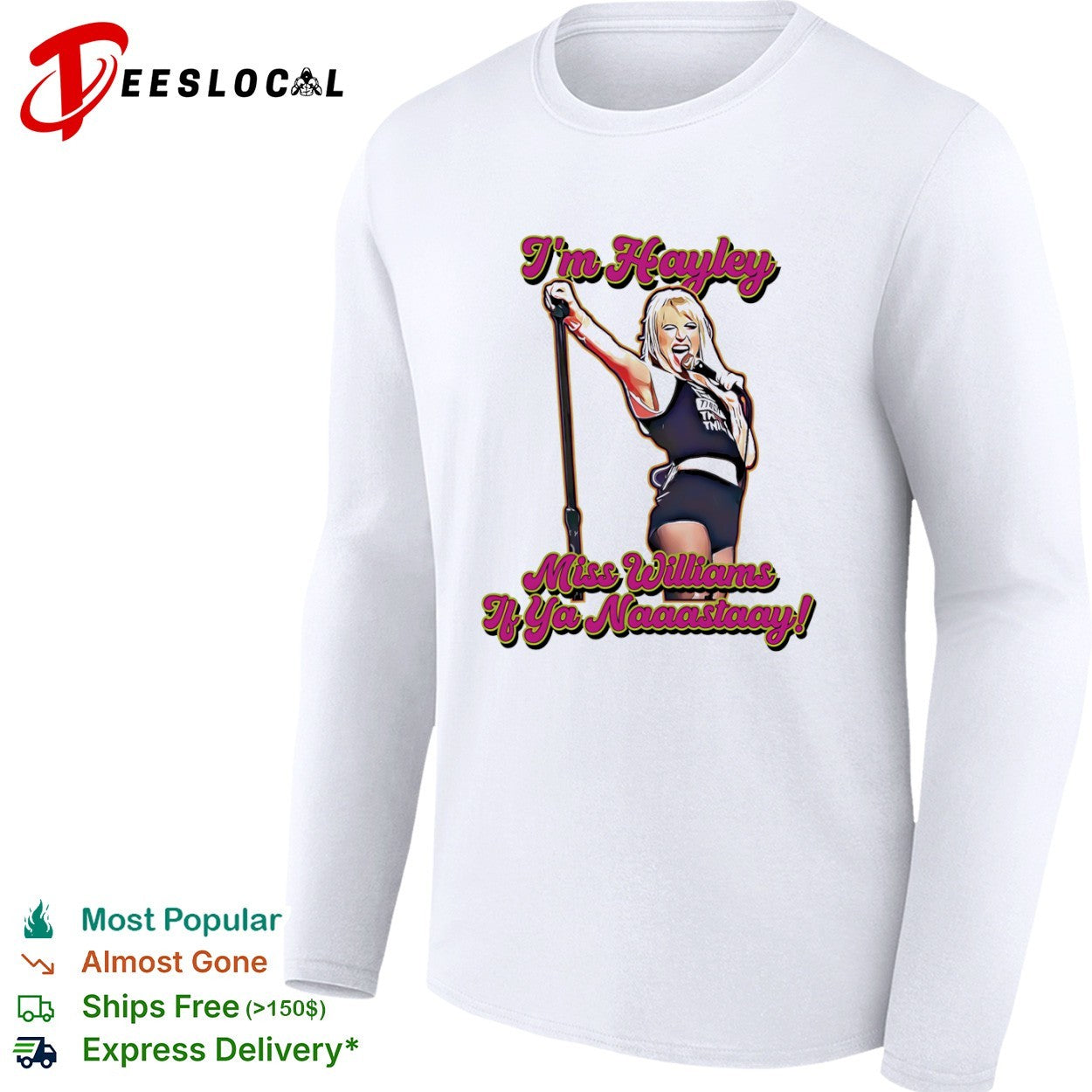 Hayley Williams Paramore im Miss if ya naaastaay singer shirt