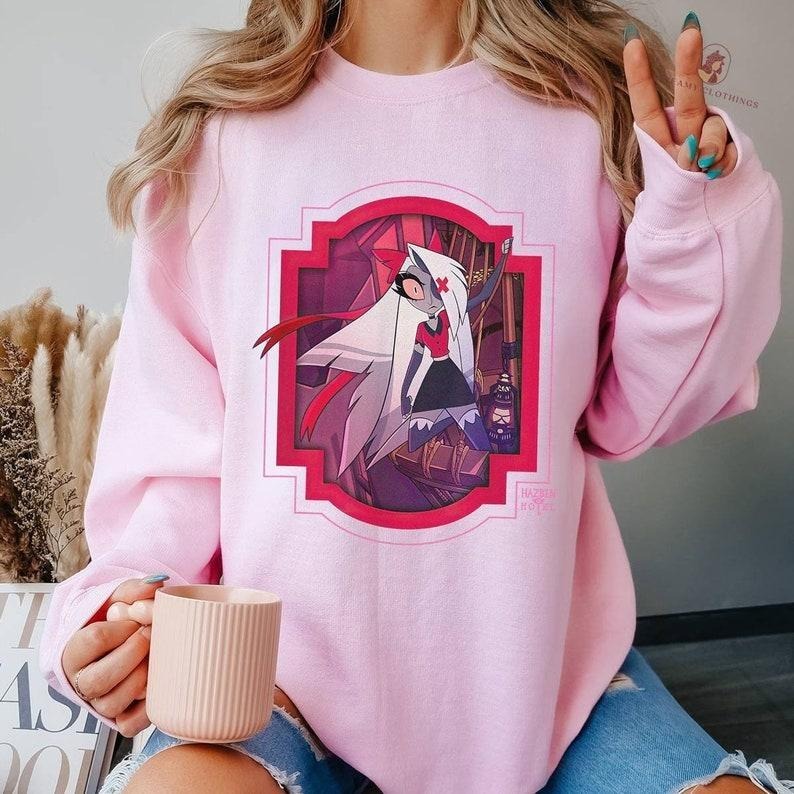 Hazbin Hotel  Vaggie Hazbin Hotel Charlie Sweatshirt Shirt Hoodie | PrintMintTees.com