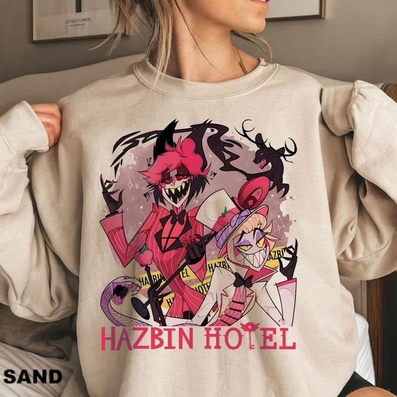 Hazbin Hotel Alastor - Lucifer  Hazbin Hotel Characters Sweatshirts Shirt Hoodie | PrintMintTees.com