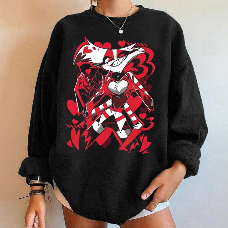 Hazbin Hotel Angel Dust  Hazbin Hotel Characters Sweatshirt Shirt Hoodie | PrintMintTees.com