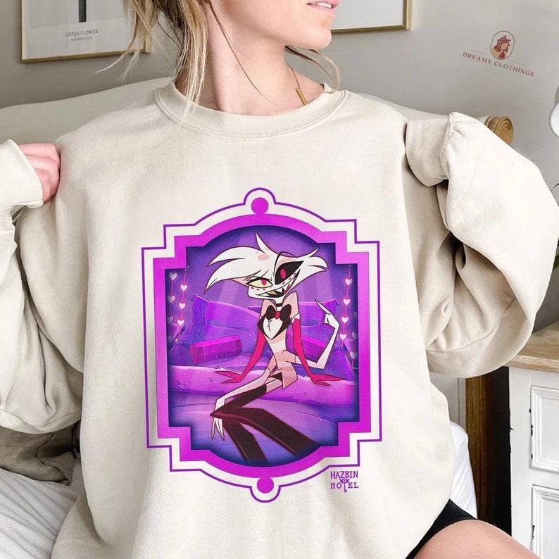 Hazbin Hotel Angel Dust Charlie Sweatshirt Shirt Hoodie | PrintMintTees.com