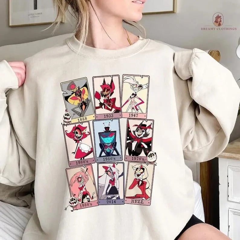 Hazbin Hotel Characters Helluva Boss Sweatshirts Shirt Hoodie | PrintMintTees.com