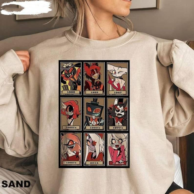 Hazbin Hotel Characters Of Years Helluva Boss  Sweatshirts Shirt Hoodie | PrintMintTees.com