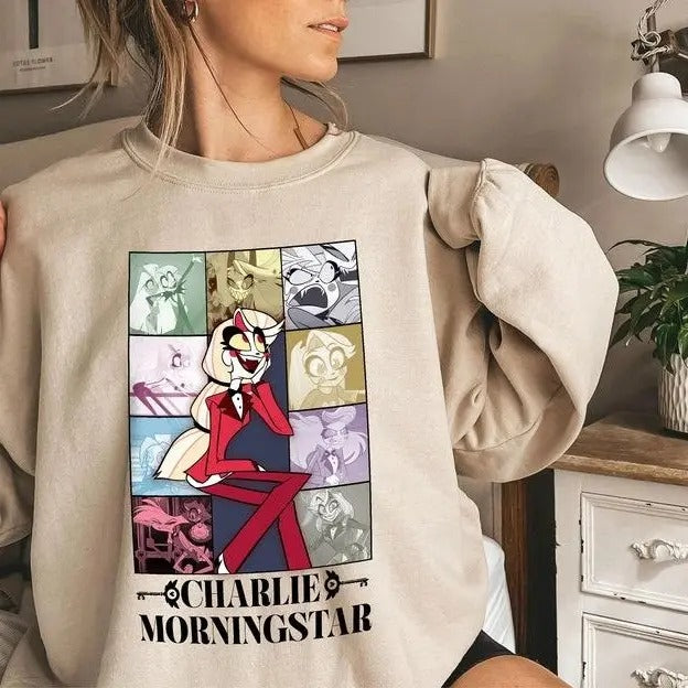 Hazbin Hotel Charlie Eras Tour Helluva Boss Sweatshirt Shirt Hoodie | PrintMintTees.com