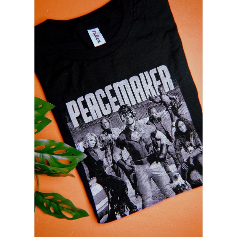 Peacemaker Cast Ensemble Shirt He Made Vow Peace Shirt Soft Shirt T-Shirts, Hoodie, Sweatshirt