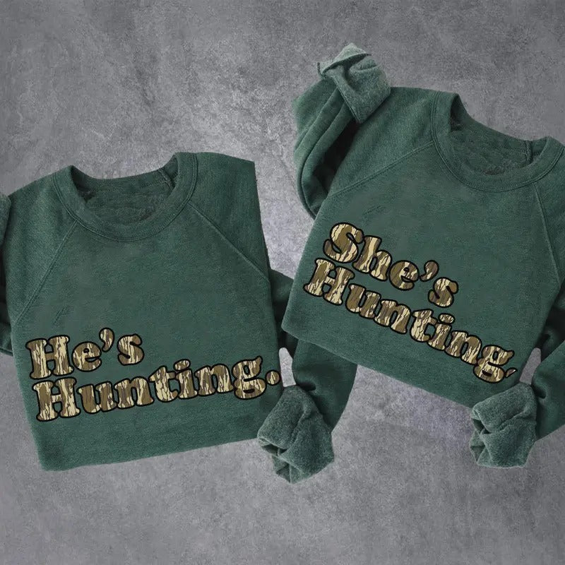 He is Hunting