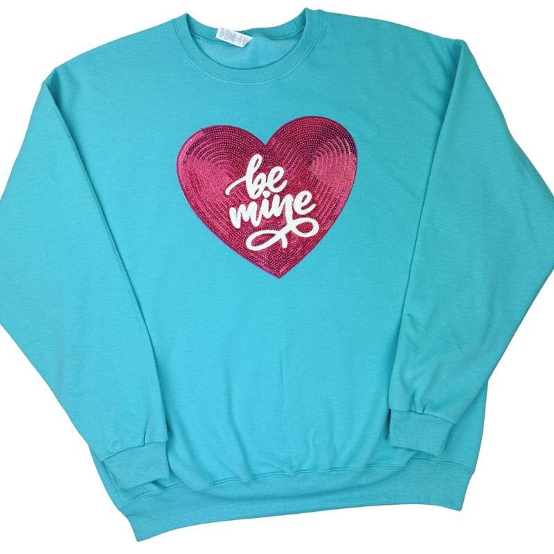 Heart Be Mine Patch Gildan SCUBA BLUE T-Shirts, Hoodie, Sweatshirt