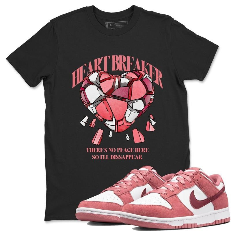 Heart Breaker Unisex Crew Neck Sneaker Matching Tee Shirt To Match Dunks Valentine's Day 2024 Hoodie Sweatshirt