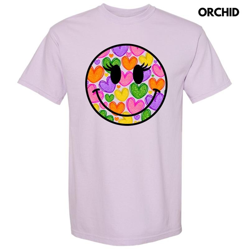 Heart Filled Happy Face Comfort Colors 'NLB' T-Shirts, Hoodie, Sweatshirt