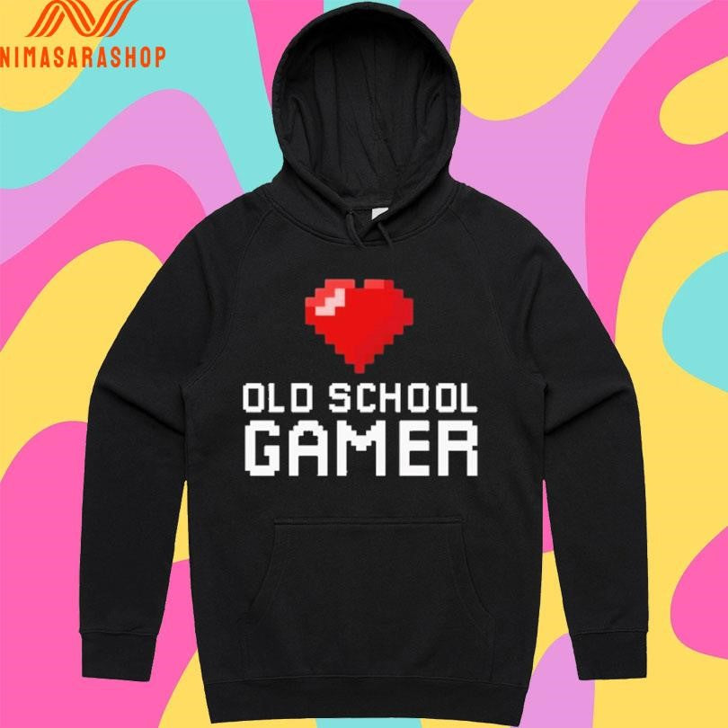 Heart Old School Gamer Shirts