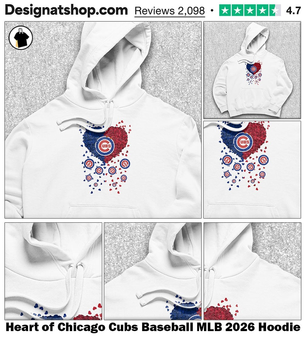 Heart of Chicago Cubs Baseball MLB 2026 shirt