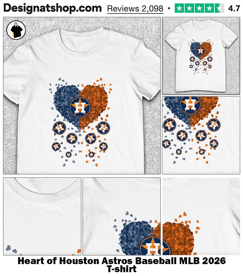 Heart of Houston Astros Baseball MLB 2026 shirt
