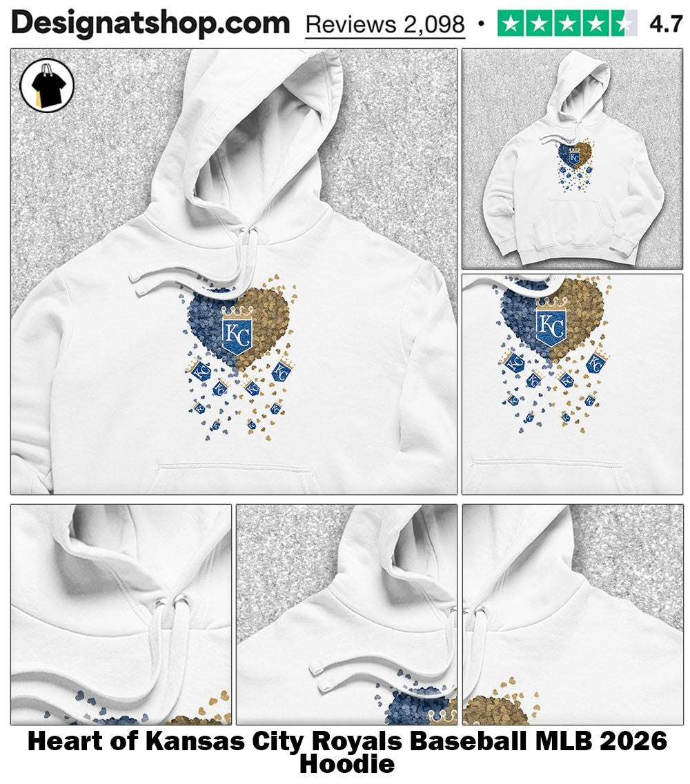 Heart of Kansas City Royals Baseball MLB 2026 shirt