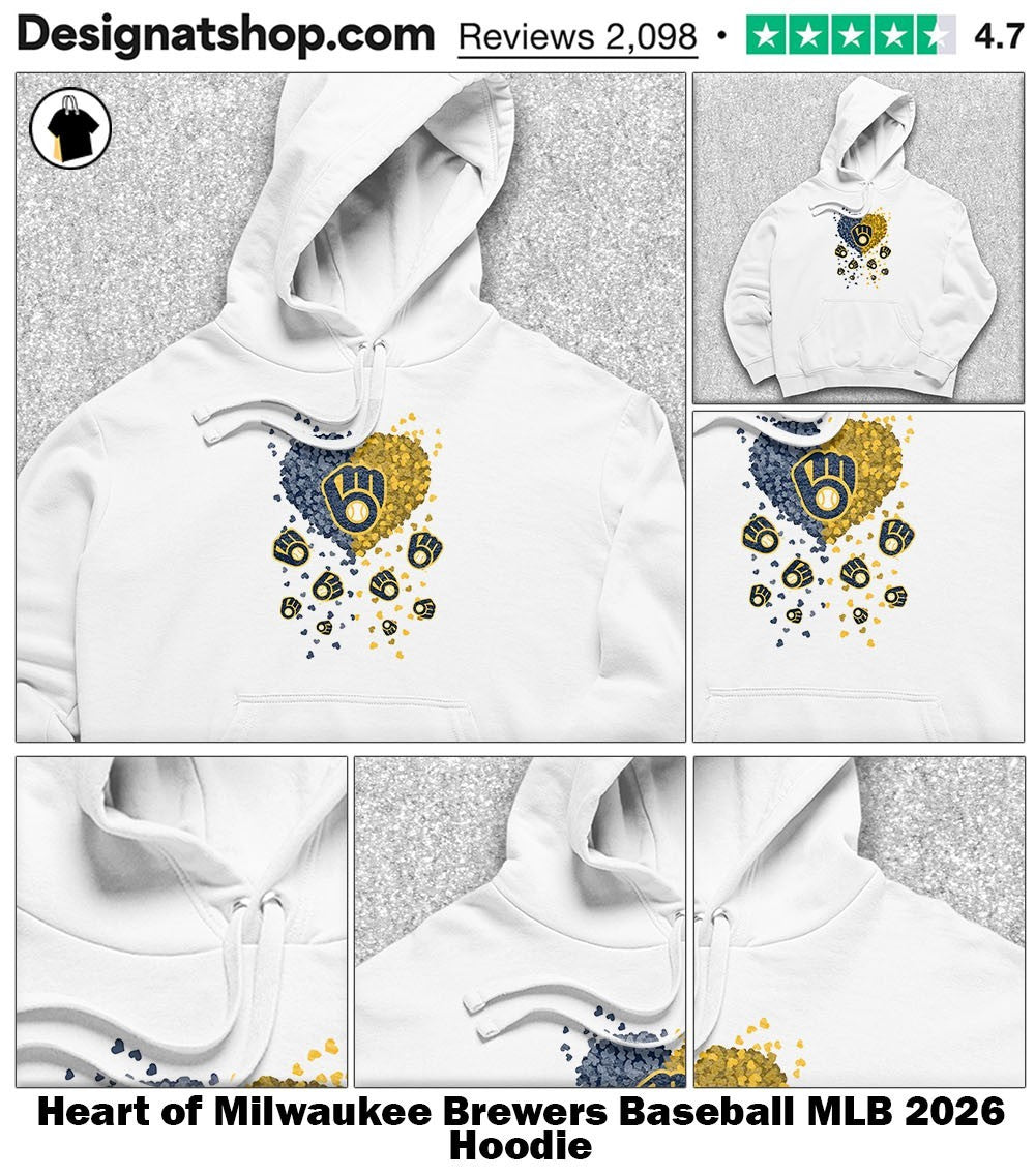 Heart of Milwaukee Brewers Baseball MLB 2026 shirt