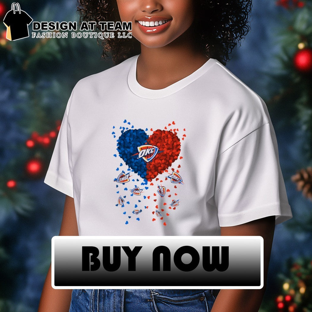 Heart of Oklahoma City Thunder Basketball NBA 2026 shirt