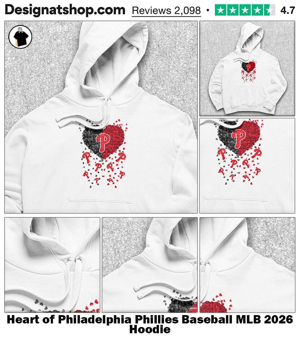 Heart of Philadelphia Phillies Baseball MLB 2026 shirt