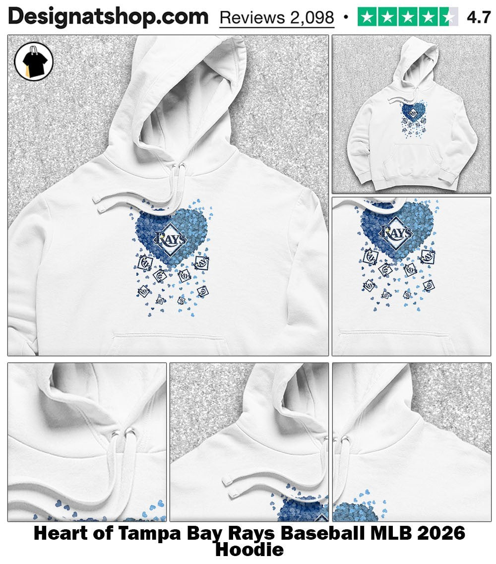 Heart of Tampa Bay Rays Baseball MLB 2026 shirt