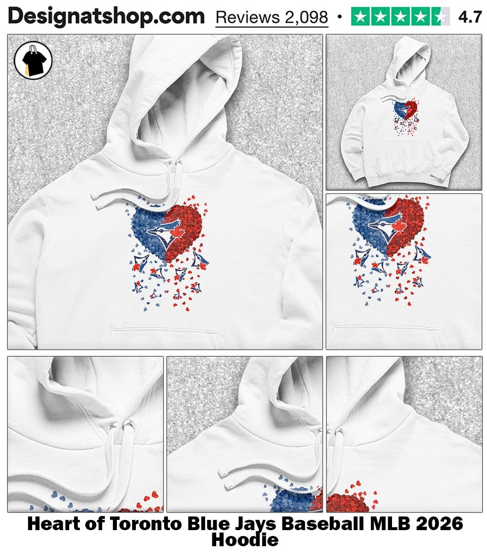 Heart of Toronto Blue Jays Baseball MLB 2026 shirt