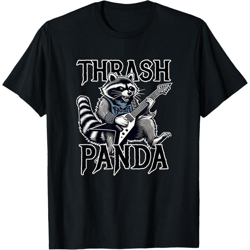 Heavy Metal Rock Raccoon funny trash panda T-Shirt made in us Hoodie Sweatshirt | PrintMintTees.com