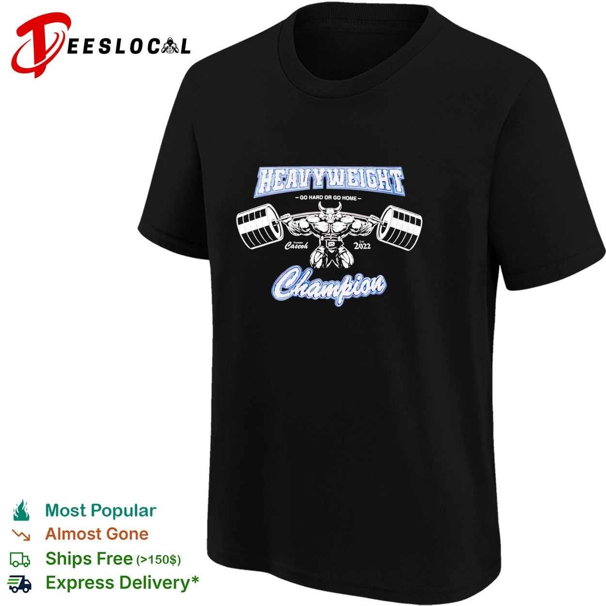 Heavyweight champion Caseoh games shirt