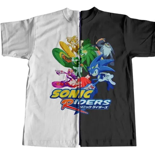 Hedgehog Japanese tshirt, Sonic Riders shirt, Japanese streetwear, sonic shirt, Unisex T-Shirt, Gift For Men Women Hoodie...