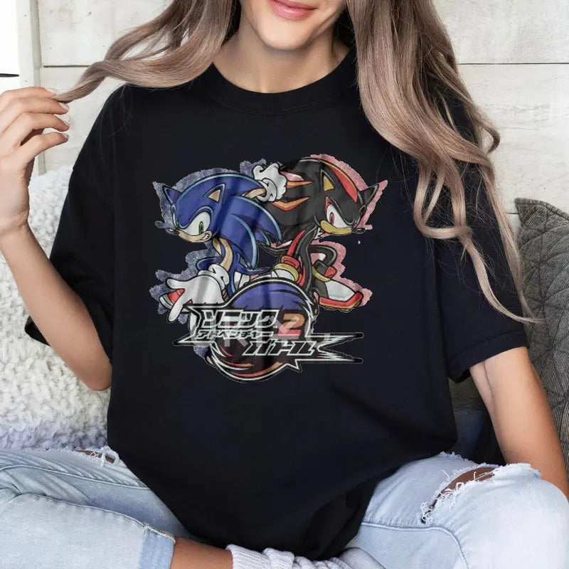 Hedgehog Shadow T-shirt, Japanese Anime Hero, Anime Manga Shirt Hoodie Sweatshirt | PrintMintTees.com