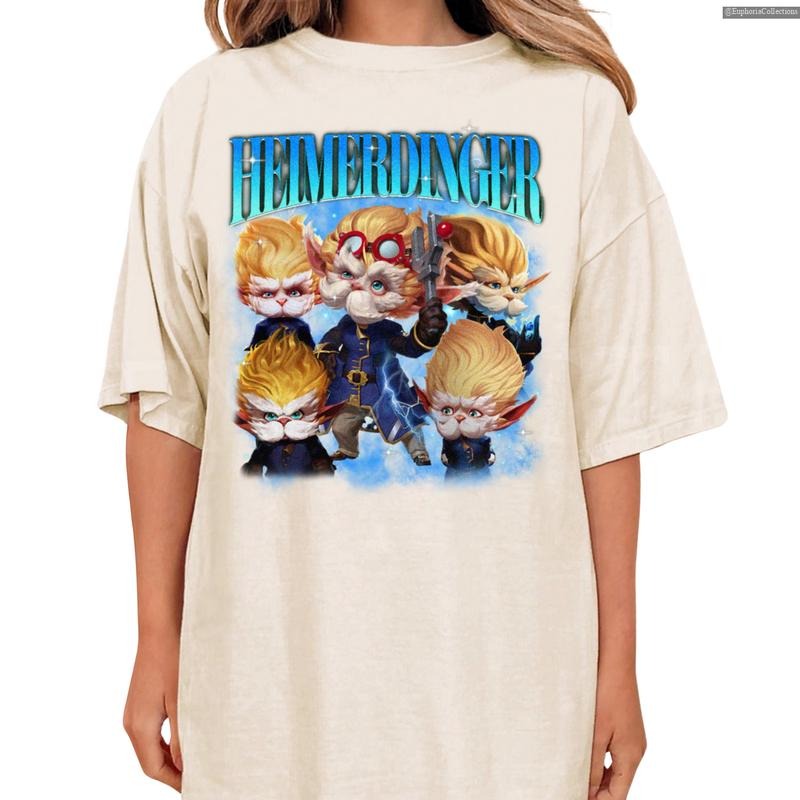 Heimerdinger Arcane Bootleg Shirt, Streetwear League of Legends Tee, Arcane Shirt , Global Trending Outfits Hoodie Sweatshirt