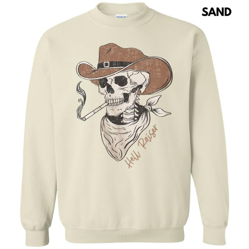 Hell Raiser Cowboy Sweatshirt Shirt Hoodie | PrintMintTees.com