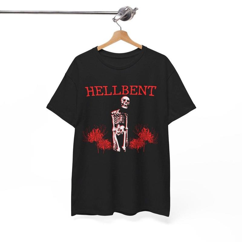 Hellbent Skeleton T-Shirt Hoodie Sweatshirt | PrintMintTees.com