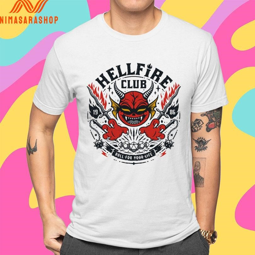 Hellfire Club Roll For Your Life 1986 Shirts
