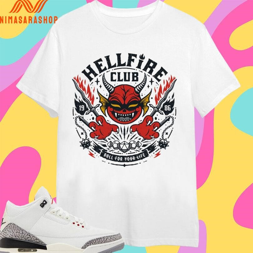 Hellfire Club Roll For Your Life 1986 Shirts