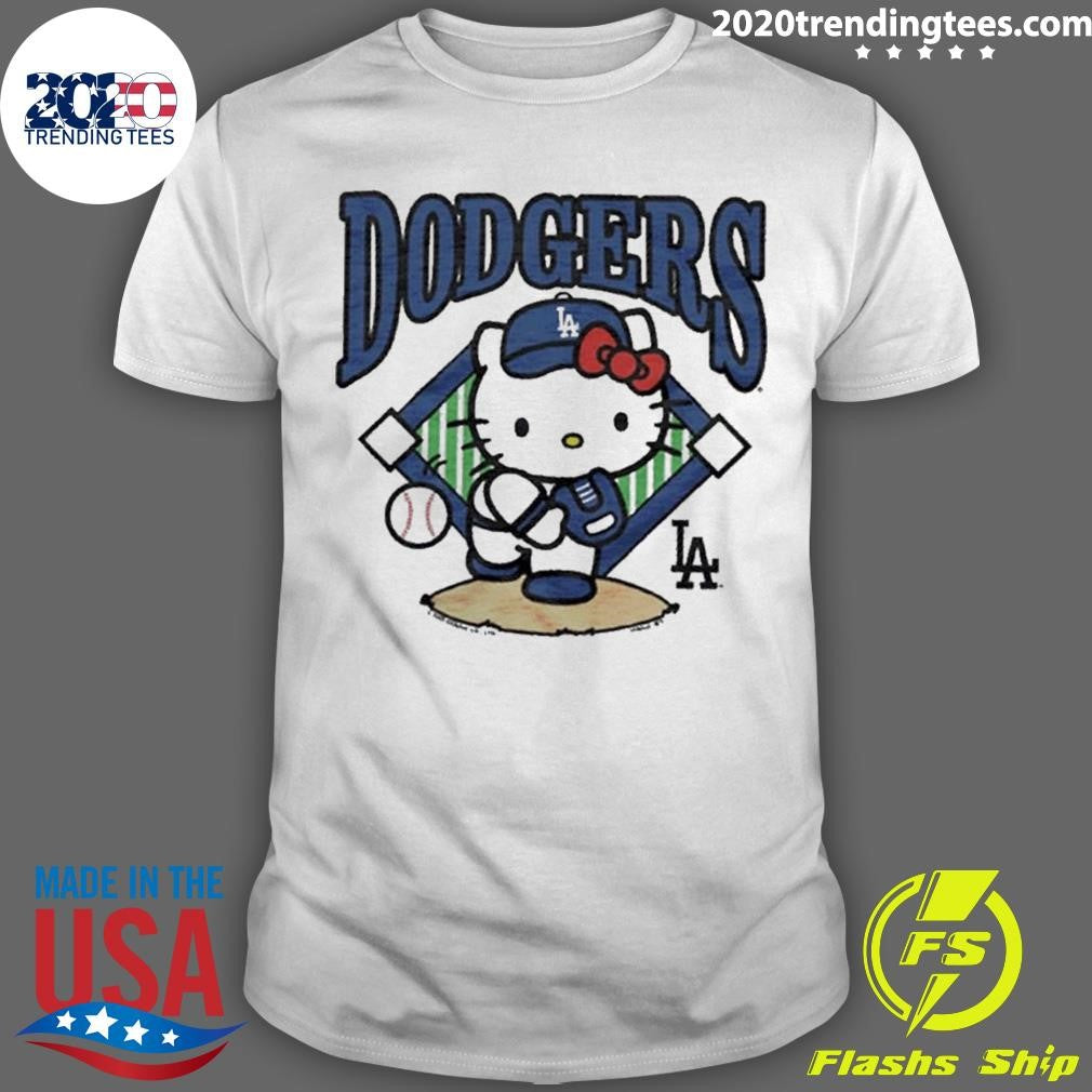 Hello Kitty x Los Angeles Dodgers First Pitcher Shirt