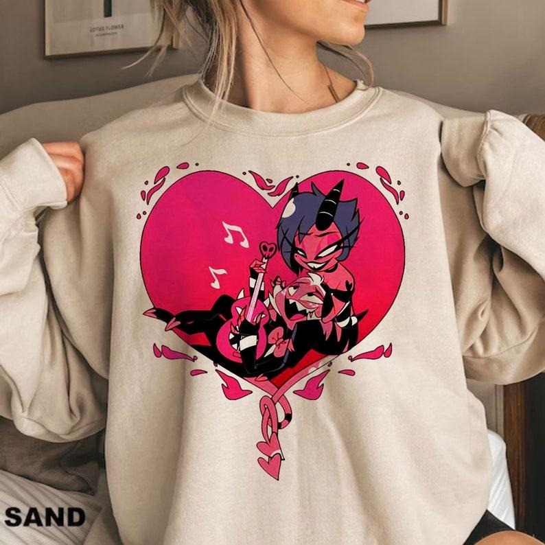 Helluva Boss Moxxie and Millie Classic Hazbin Hotel Characters Sweatshirts, Shirt Hoodie | PrintMintTees.com