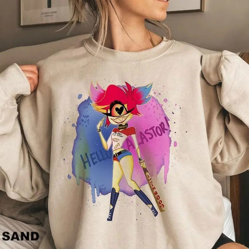 Helluva Boss Niffty Sweatshirt, Helluva Boss Crewneck sweater Shirt Hoodie | PrintMintTees.com