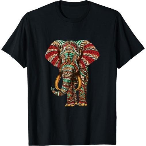 Henna Stylish Artistic Save The Elephants | Wildlife T-Shirt Made in USA Hoodie Sweatshirt | PrintMintTees.com