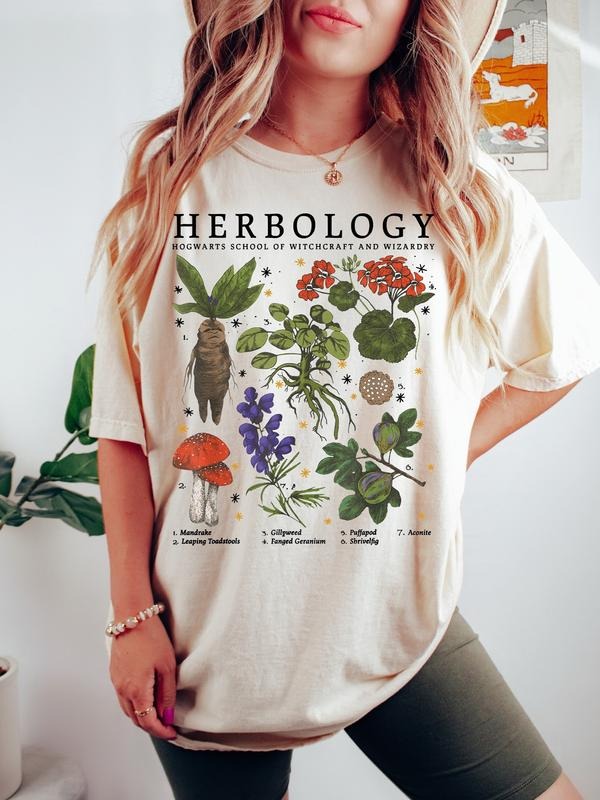 Herbology Plants Shirt, Herbology Sweatshirt, Plant Lover Gift, Botanical Shirt, Plant Lover Shirt, Gardening Shirt Hoodie